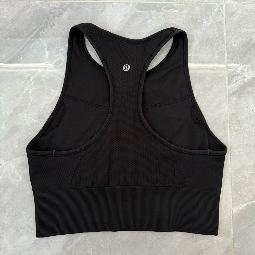 Women’s Lululemon Ebb To Train Medium Support Racerback Sports Bra Size 6 - Picture 9 of 16